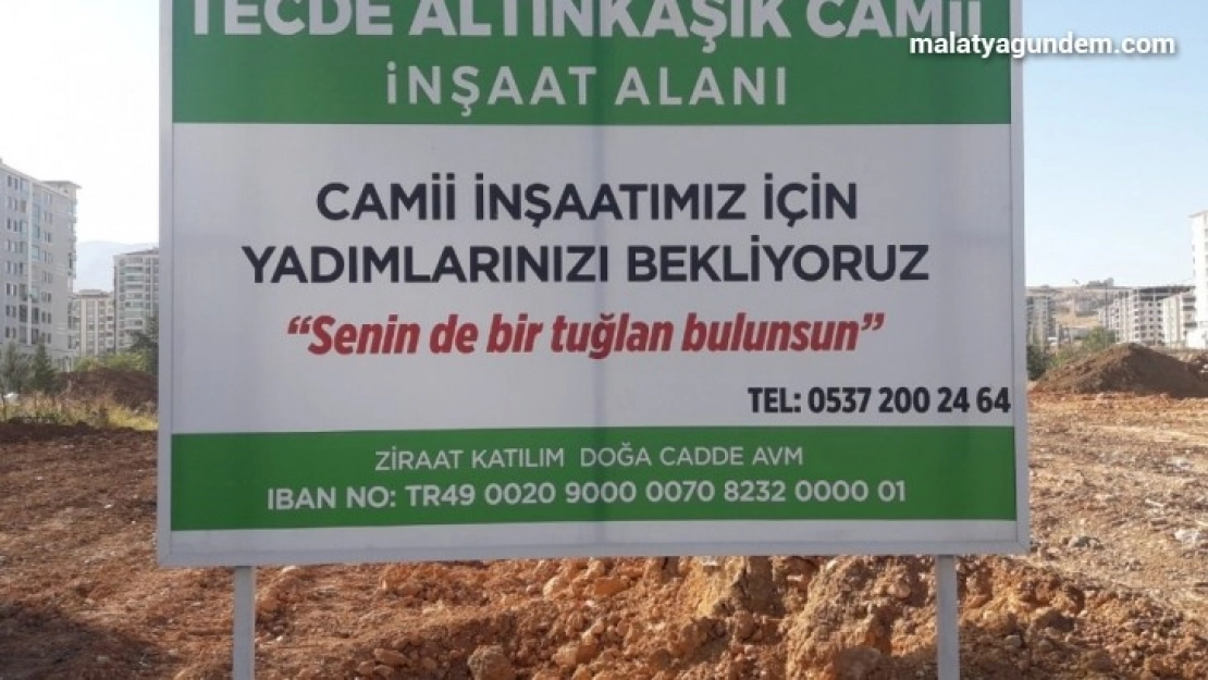 Senin de bir tuğlan bulunsun kampanyasına destek