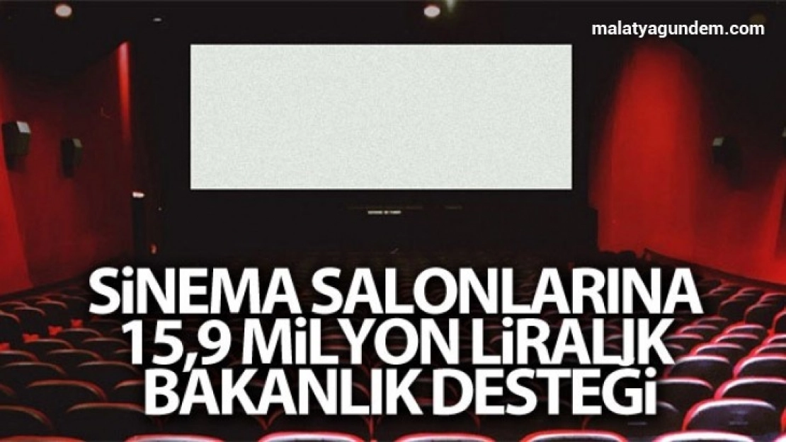 Sinema salonlarına bakanlık desteği