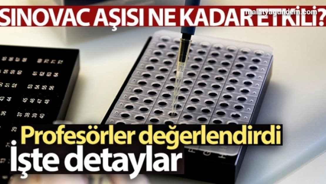 Sinovac aşısı ne kadar etkili