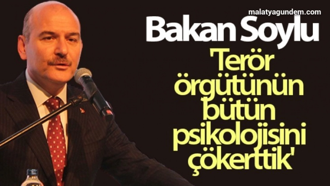 Terör örgütünün bütün psikolojisini çökerttik