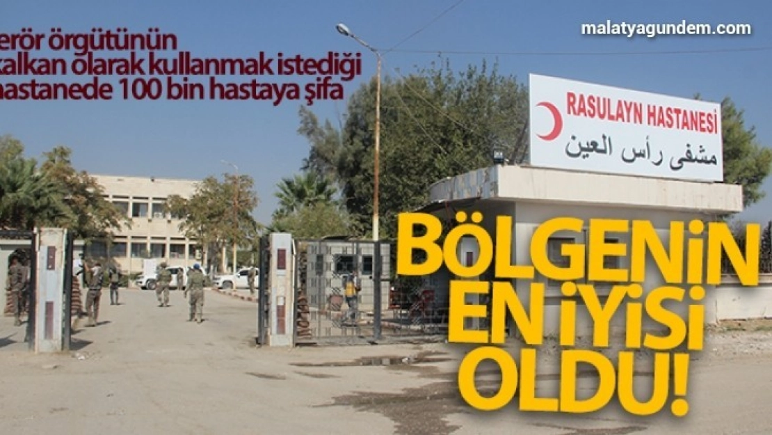Terör örgütünün kalkan olarak kullanmak istediği hastanede 100 bin hastaya şifa