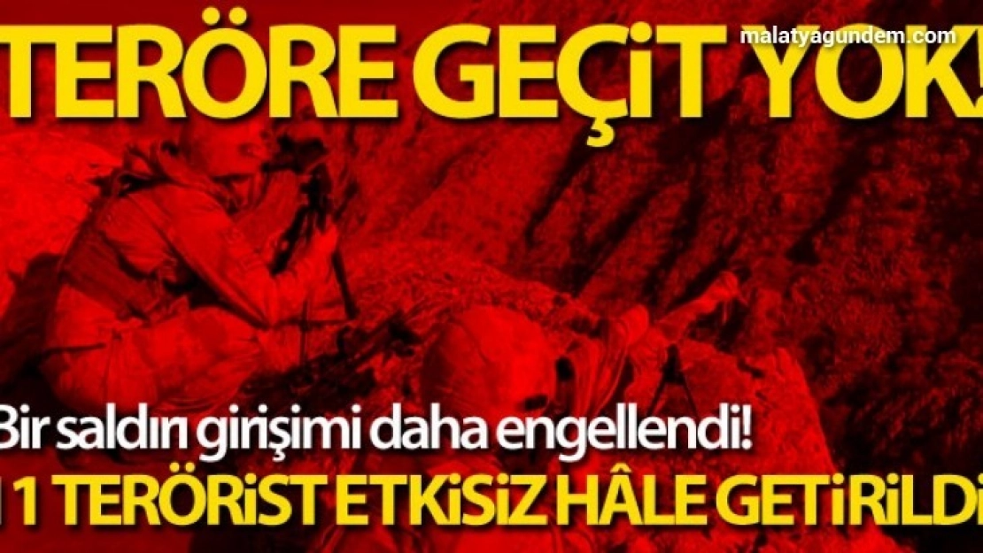 Teröre geçit yok! Barış Pınarı bölgesinde 11 PKK/YPG'li terörist etkisiz hâle getirildi