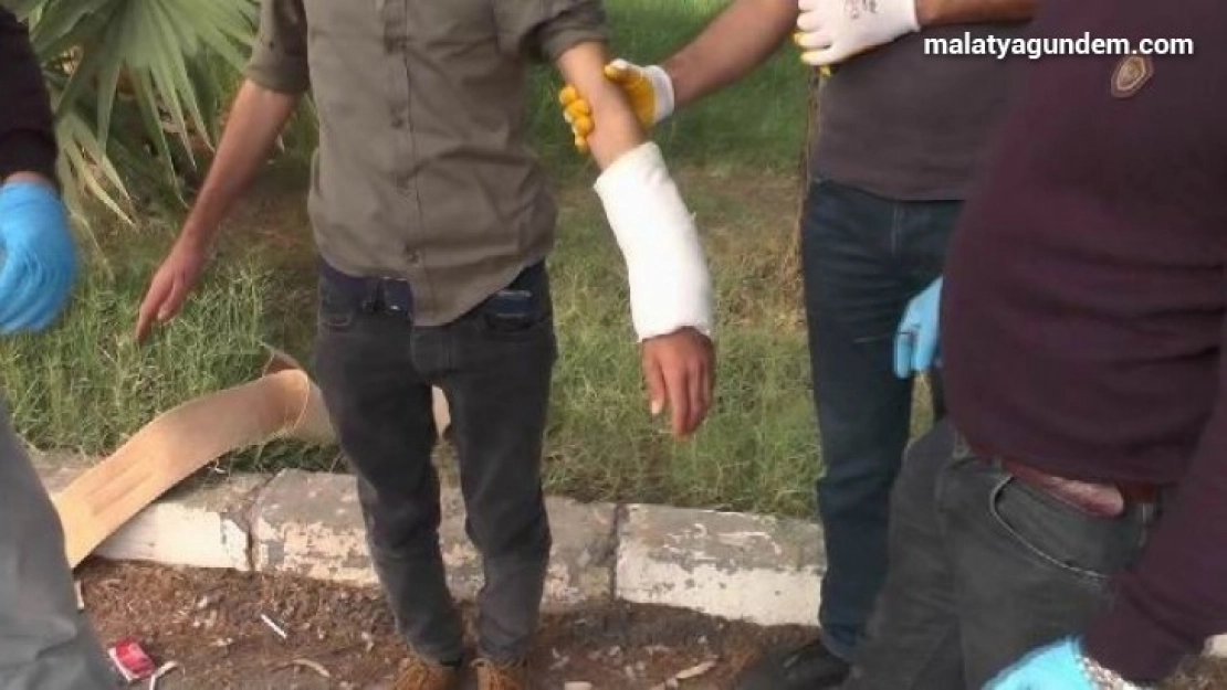 Terörist bombayı kolundaki alçıda kamufle etmiş