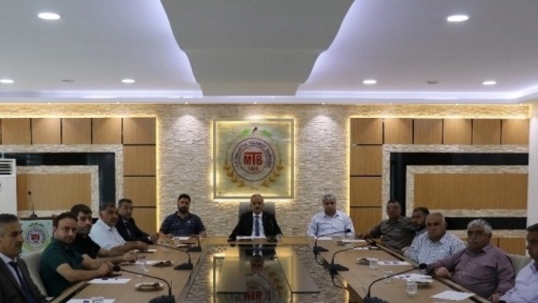 Ticaret Borsası Ağustos Ayı Meclisi Toplandı