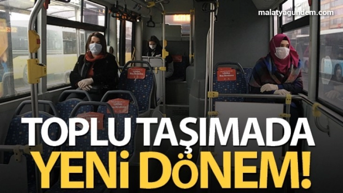 Toplu taşımada yüzde 50 yolcu taşıma sınırlaması kaldırıldı