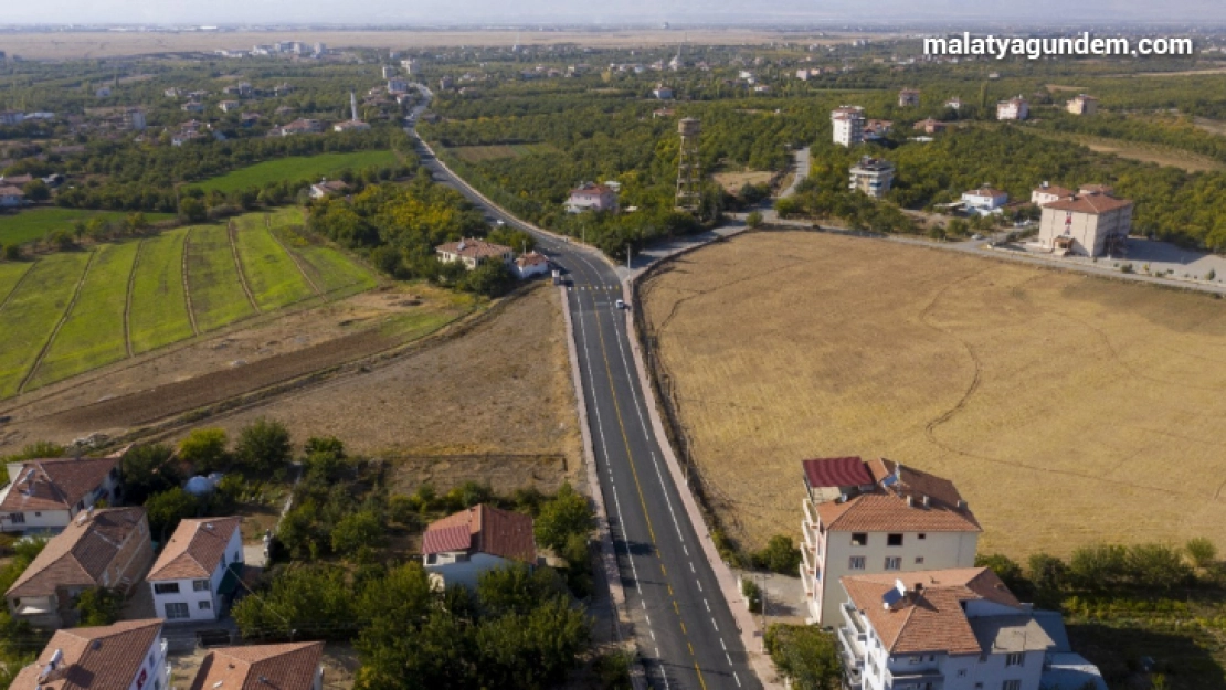 Topsöğüt Malatya Caddesi'ne yeni asfalt