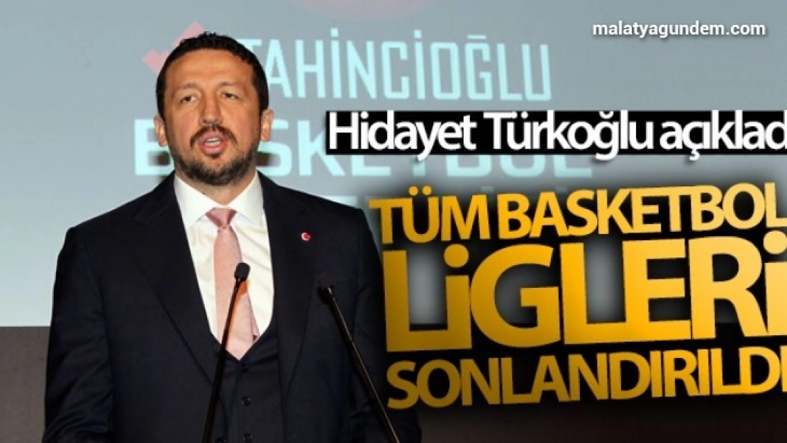 Tüm basketbol ligleri sonlandırıldı