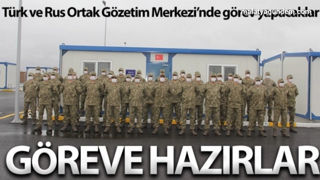 Türk ve Rus Ortak Gözetim Merkezi'nde görev yapacak Türk askerleri Azerbaycan'da