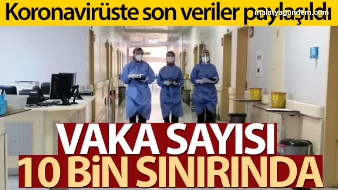 Türkiye'de son 24 saatte 10.174 koronavirüs vakası tespit edildi