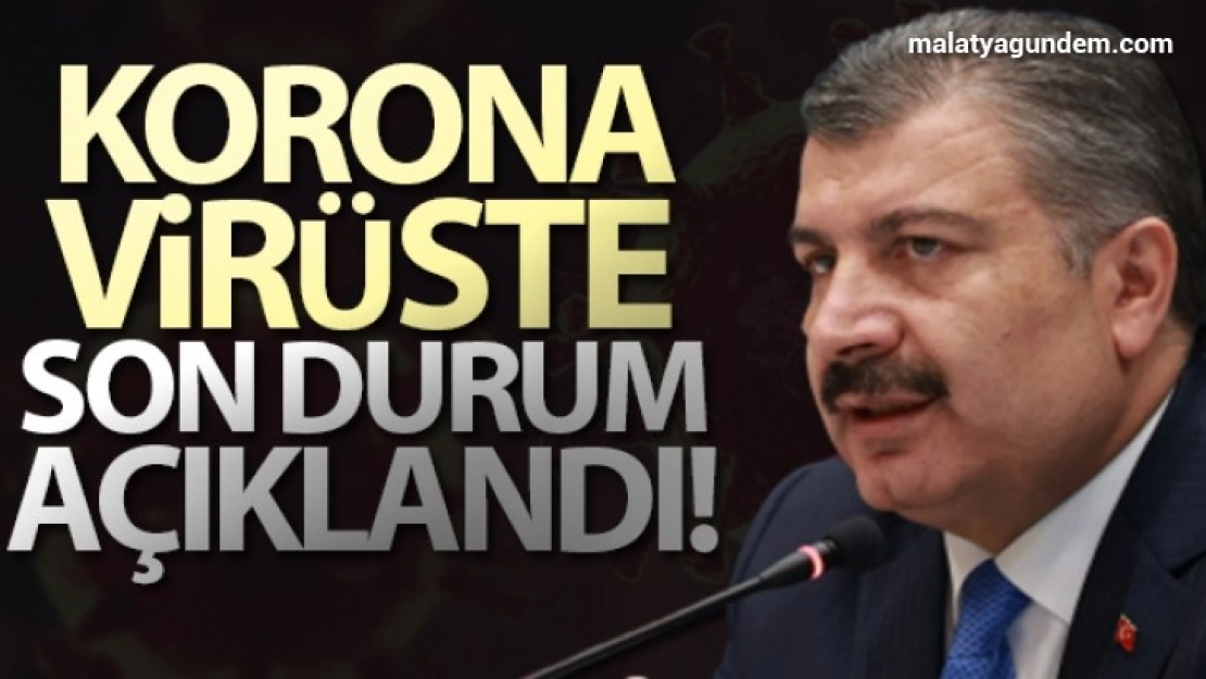 Türkiye'de son 24 saatte 15.692 koronavirüs vakası tespit edildi