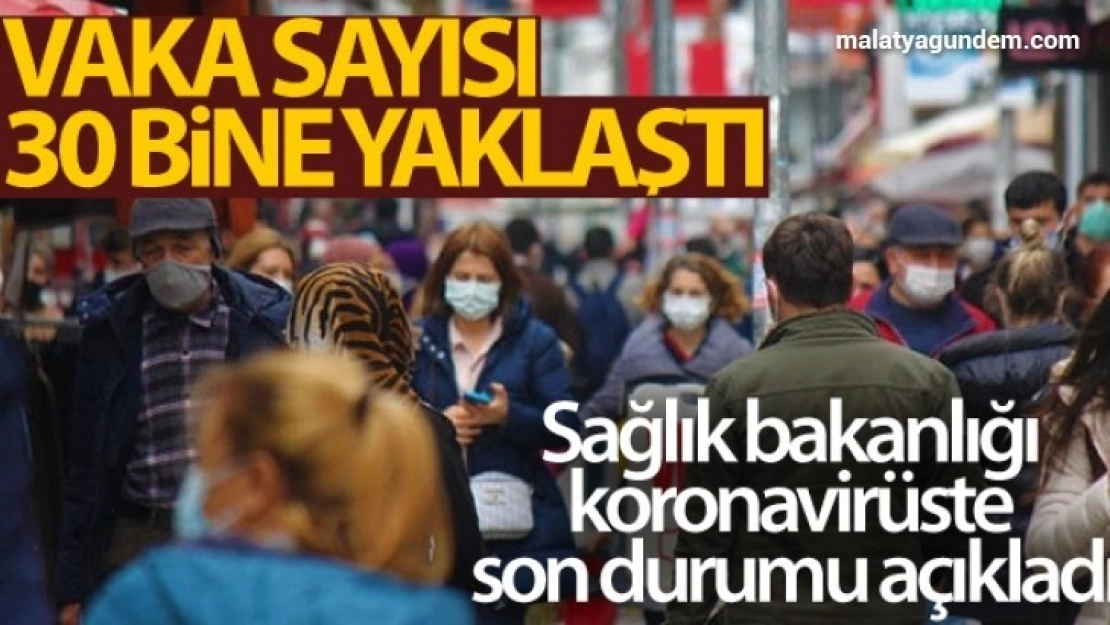 Türkiye'de son 24 saatte 29.762 koronavirüs vakası tespit edildi, 146 kişi hayatını kaybetti