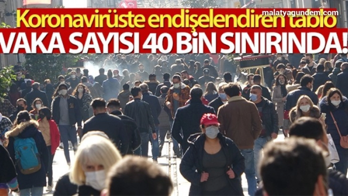 Türkiye'de son 24 saatte 39.302 koronavirüs vakası tespit edildi