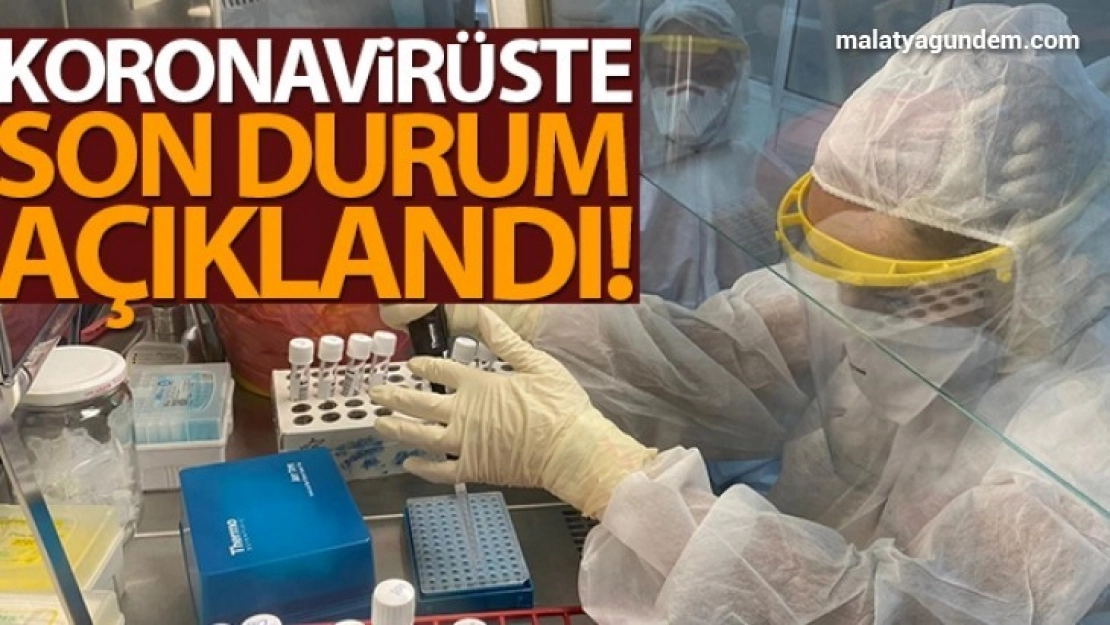 Türkiye'de son 24 saatte 6.818 koronavirüs vakası tespit edildi