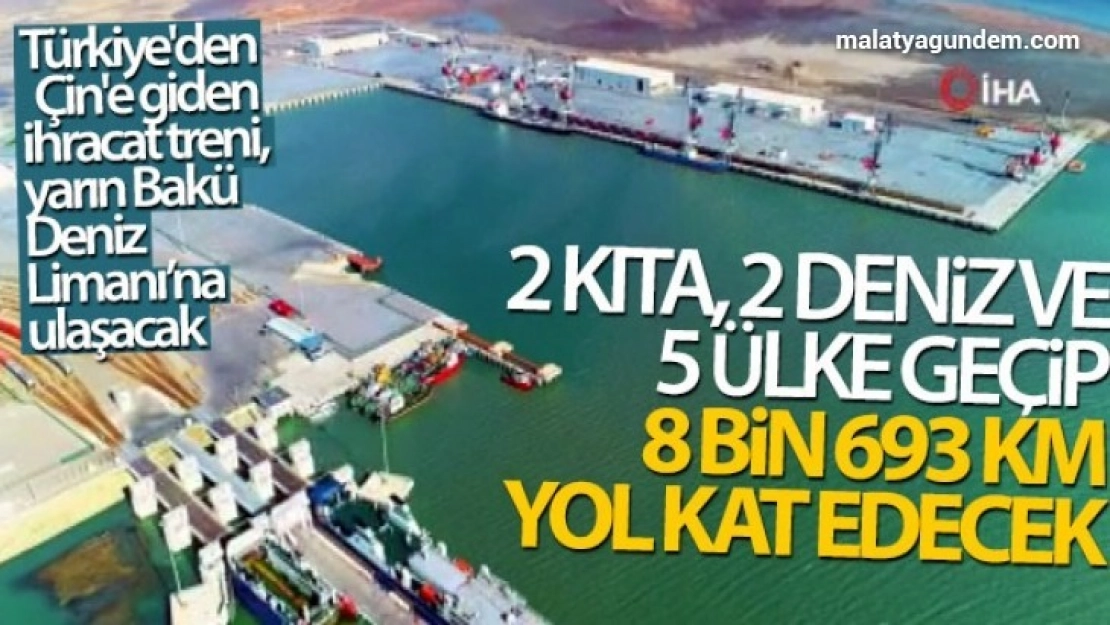 Türkiye'den Çin'e giden ihracat treni
