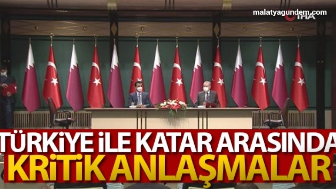 Türkiye ile Katar arasında 10 anlaşma, deklarasyon ve mutabakat zaptı imzalandı