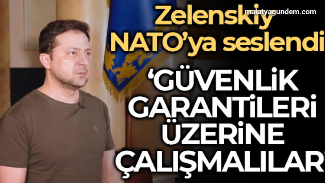 Ukrayna Devlet Başkanı Zelenskiy NATO'ya seslendi