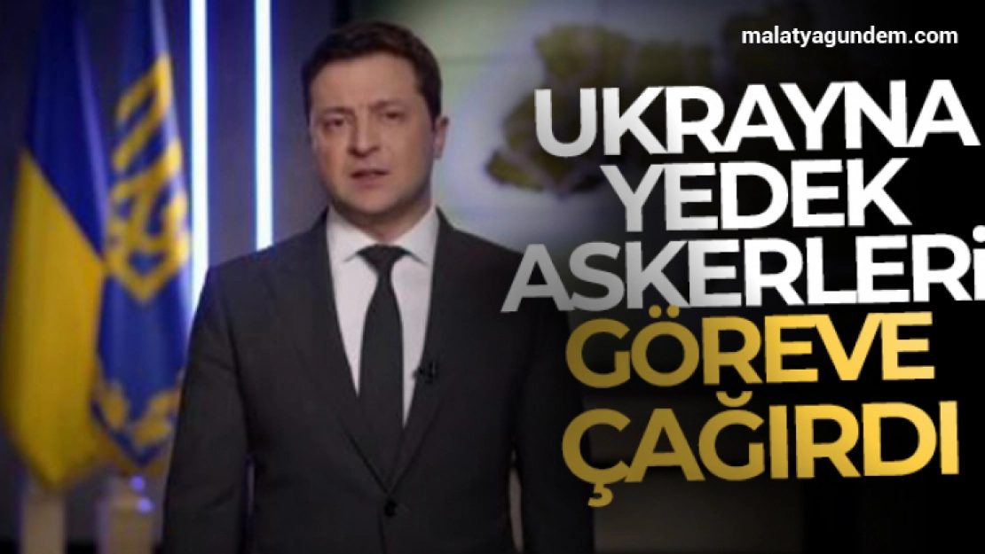 Ukrayna yedek askerleri göreve çağırdı