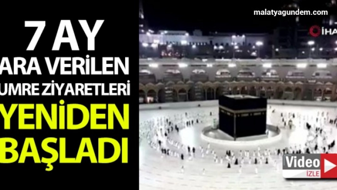 Umre ziyaretleri başladı