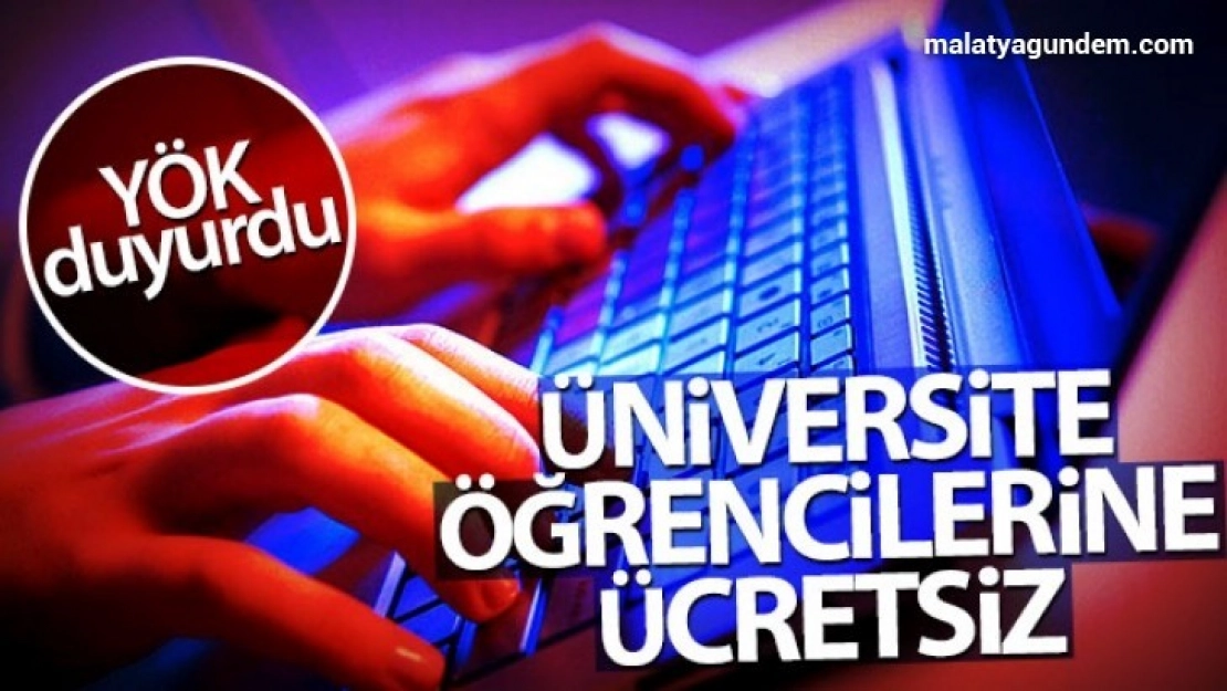 Üniversite öğrencilerine ücretsiz 6 GB'lık 'Uzaktan eğitime destek' kotası
