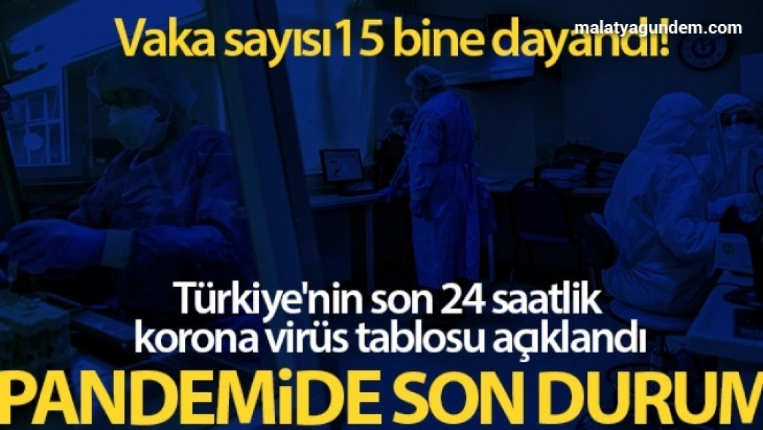 Vaka sayısı 15 bine dayandı