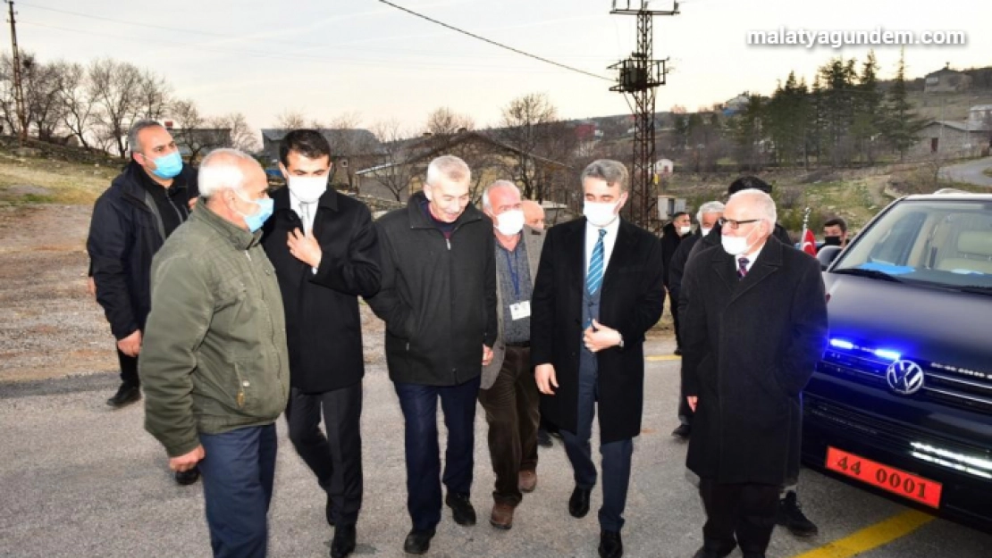 Vali Baruş Arapgir'de Muhtarlarla toplantı düzenledi