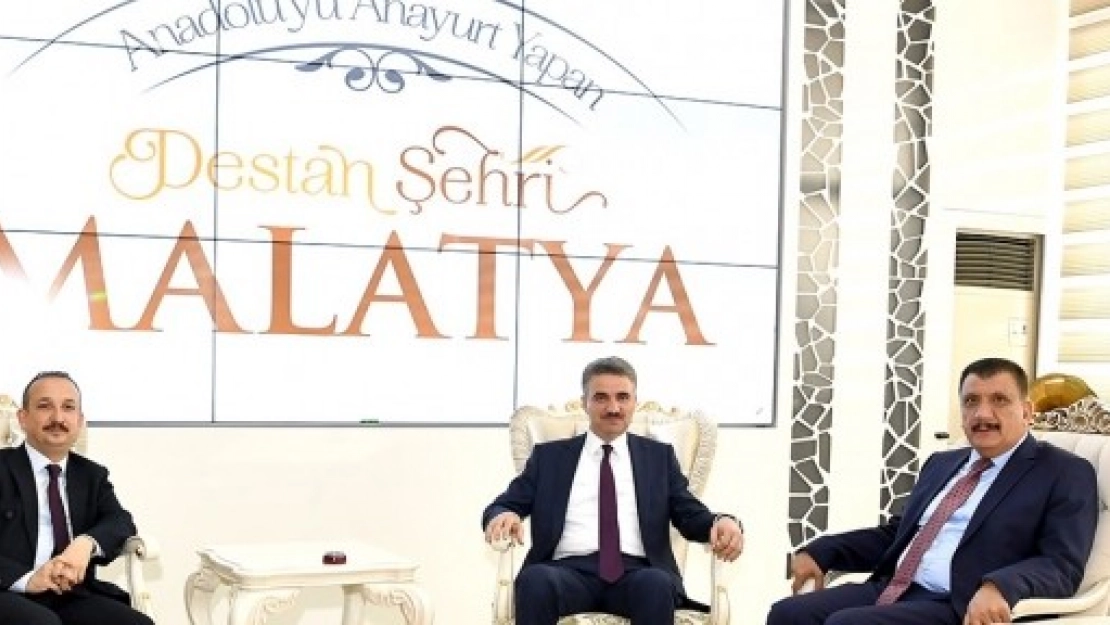 Vali Baruş'tan Gürkan'a Ziyaret