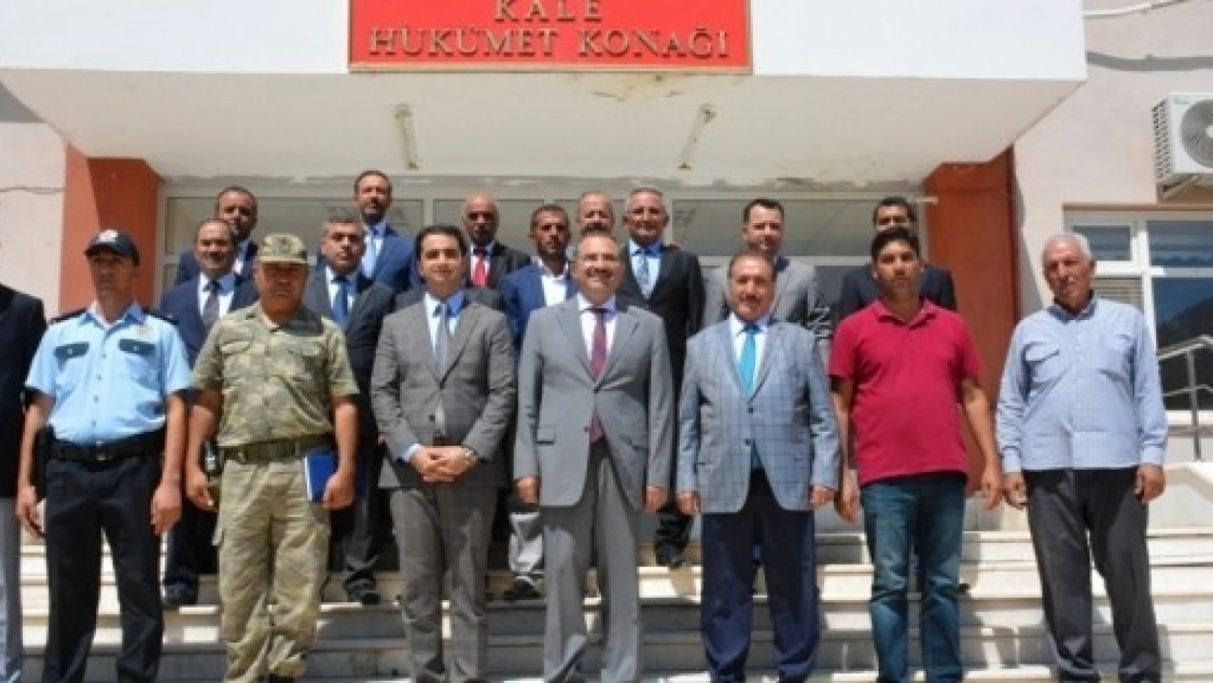 Vali Kaban Kale İlçesinde Temaslarda Bulundu