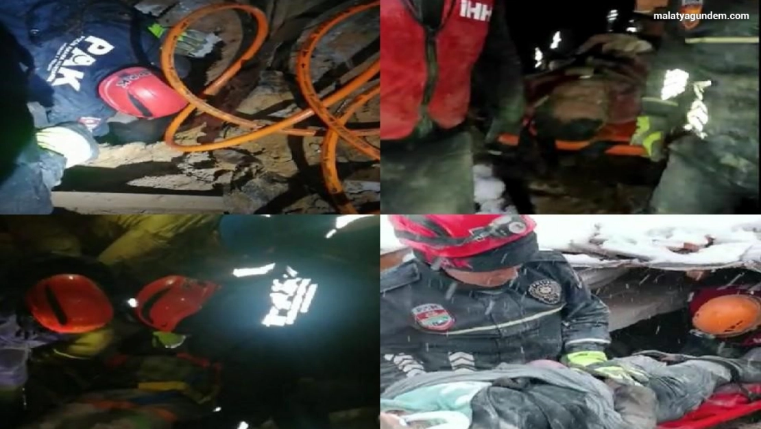 Van Emniyet Müdürlüğü ekipleri 7 kişiyi sağ olarak enkazdan çıkardı