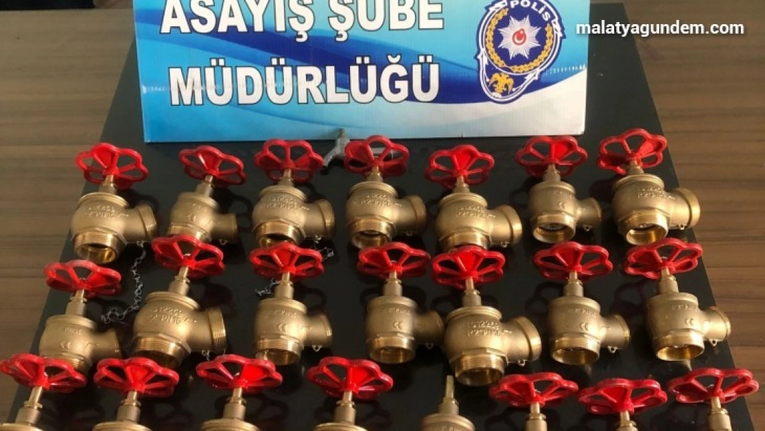 Vana çalan hırsızlar, çaldıklarıyla birlikte yakalandı