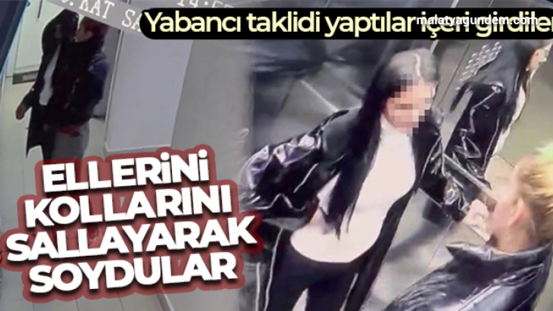 Yabancı taklidi yapıp içeri girdiler