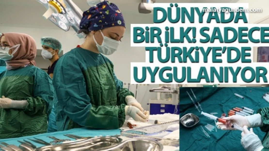 Yanık tedavisinde dünyada bir ilk: Türkiye'de uygulanıyor