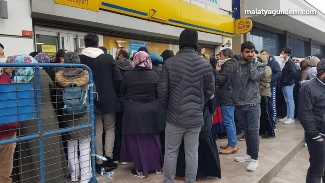 Malatya'da yardım paraları PTT'den ödenmeyecek evlere yapılacak