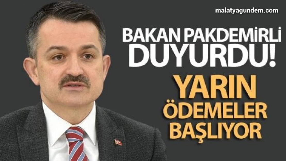 Yarın İtibariyle Mazot ve Gübre desteği ödemeleri başlıyor