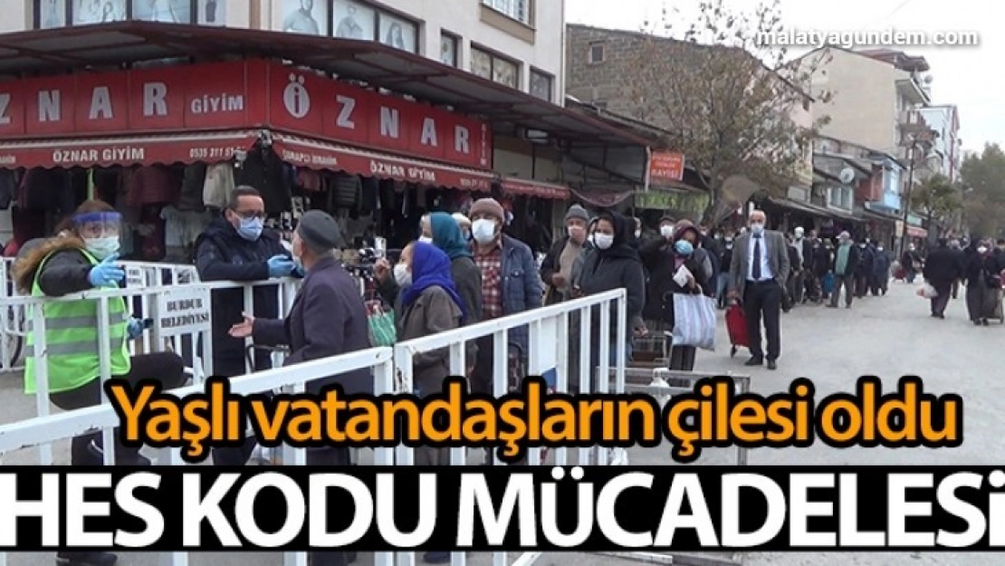 Yaşlı vatandaşların HES Kodu mücadelesi