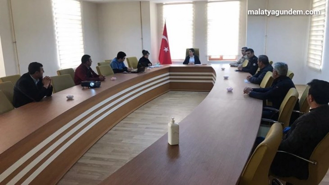 Yazıhan'da korona virüs önlemleri