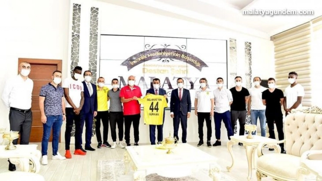 Yeni Malatyaspor'dan Başkan Gürkan'a teşekkür ziyareti