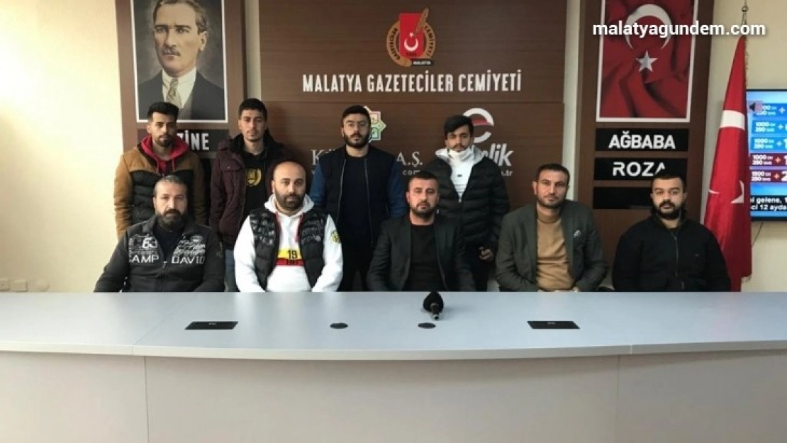 Yeni Malatyaspor taraftarlarından takıma tepki