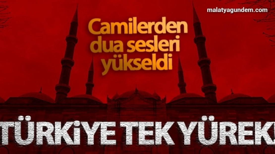 Camilerden dua sesleri yükseldi