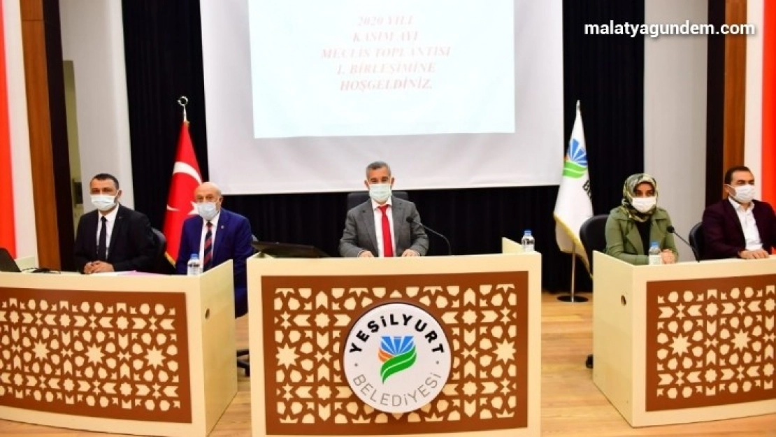Yeşilyurt Belediye Meclisi, Kasım ayı çalışmalarına başladı