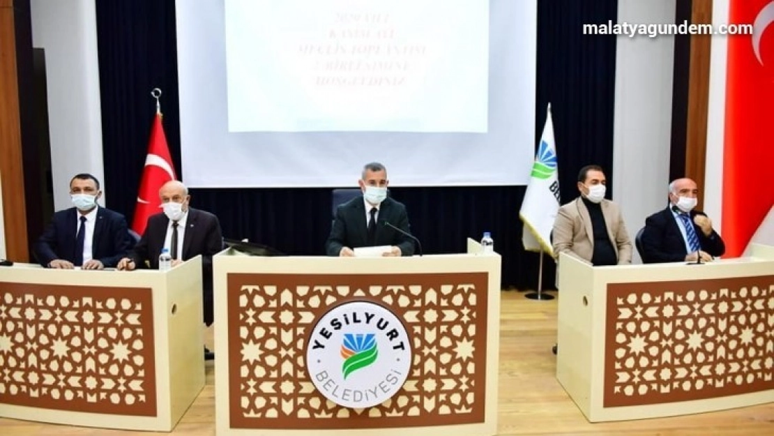 Yeşilyurt Belediye Meclisi Kasım ayı çalışmalarını tamamladı