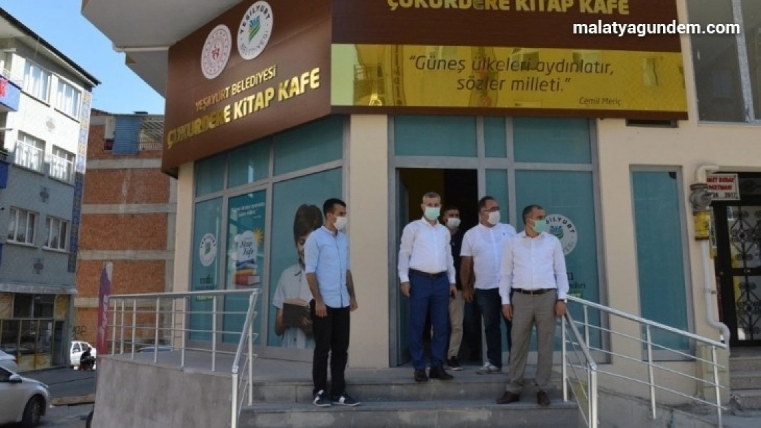 Yeşilyurt Belediyesi Çukurdere Kitap Kafe tamamladı