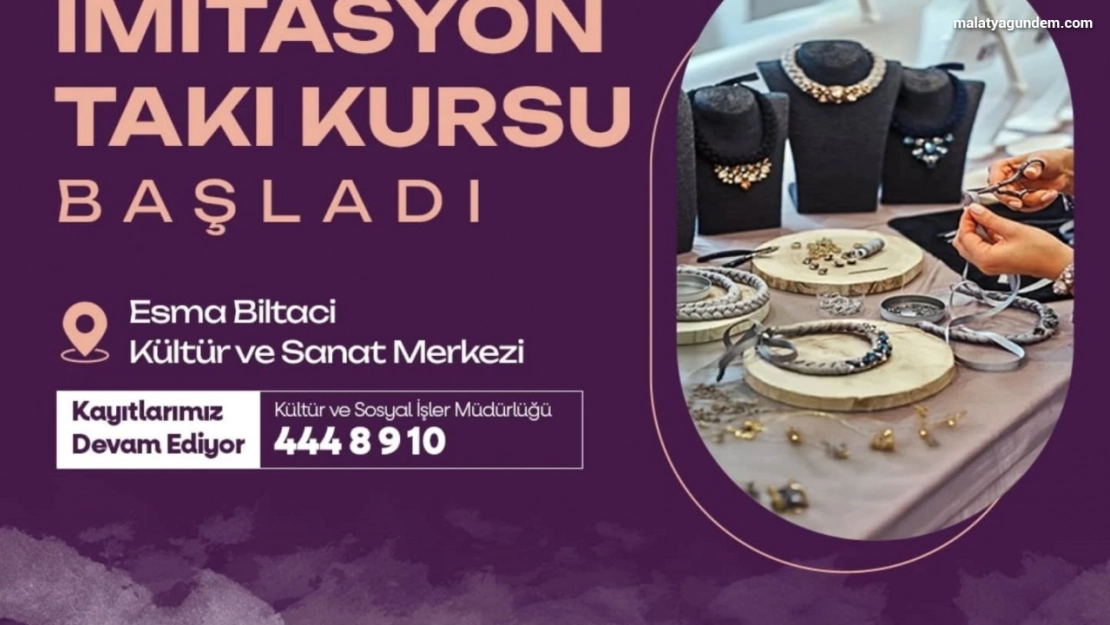 Yeşilyurt Belediyesi yeni meslek edindirme kursları açtı