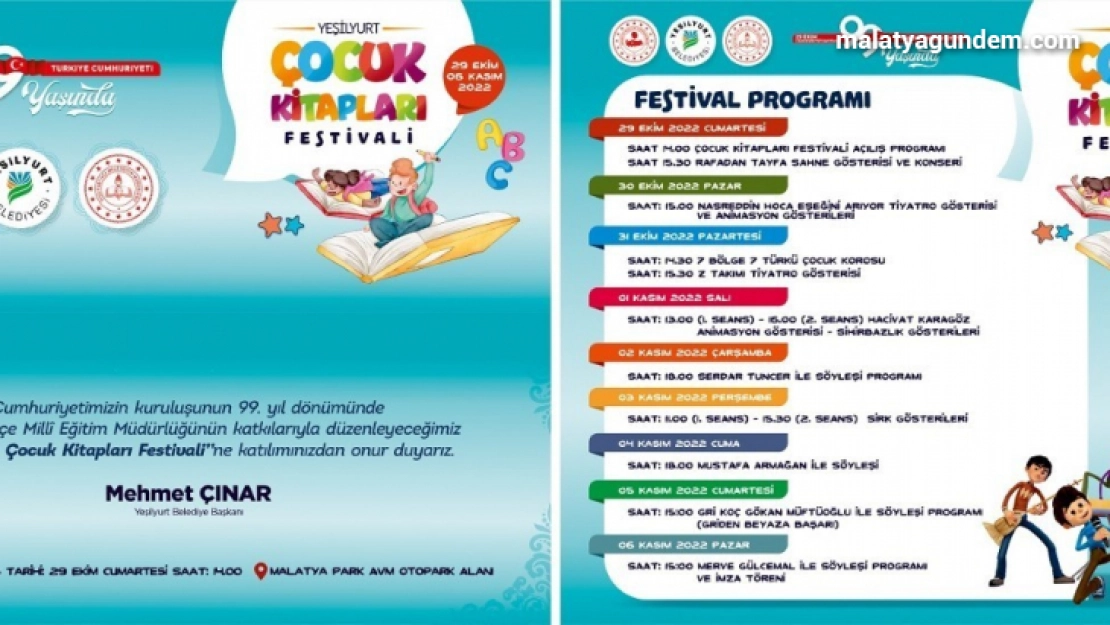 Yeşilyurt'ta, Çocuk Kitapları Festivali