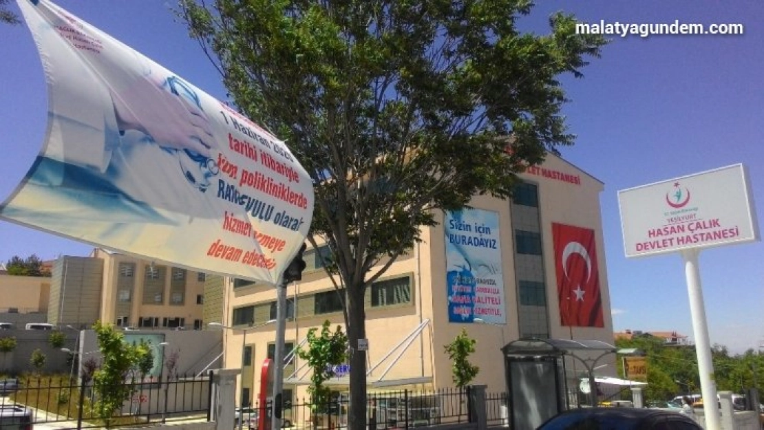 Çalık Devlet Hastanesi tekrar poliklinik hizmeti vermeye başladı