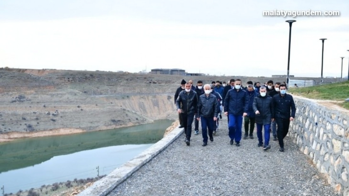 Yeşilyurt'ta sağlıklı hayat için yürüyüş