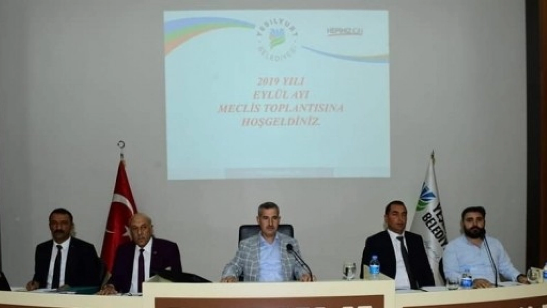 Yeşilyurt Belediye Meclisi Eylül Toplantısını Yaptı