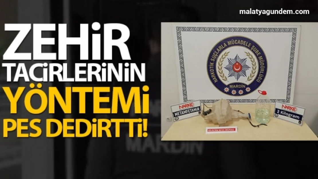 Zehir tacirlerinin yöntemi 'pes' dedirtti