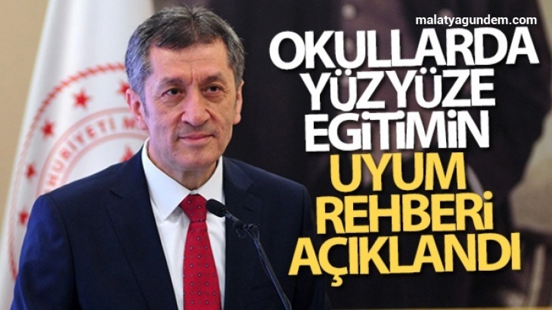 Ziya Selçuk yüz yüze eğitimin uyum rehberini açıkladı