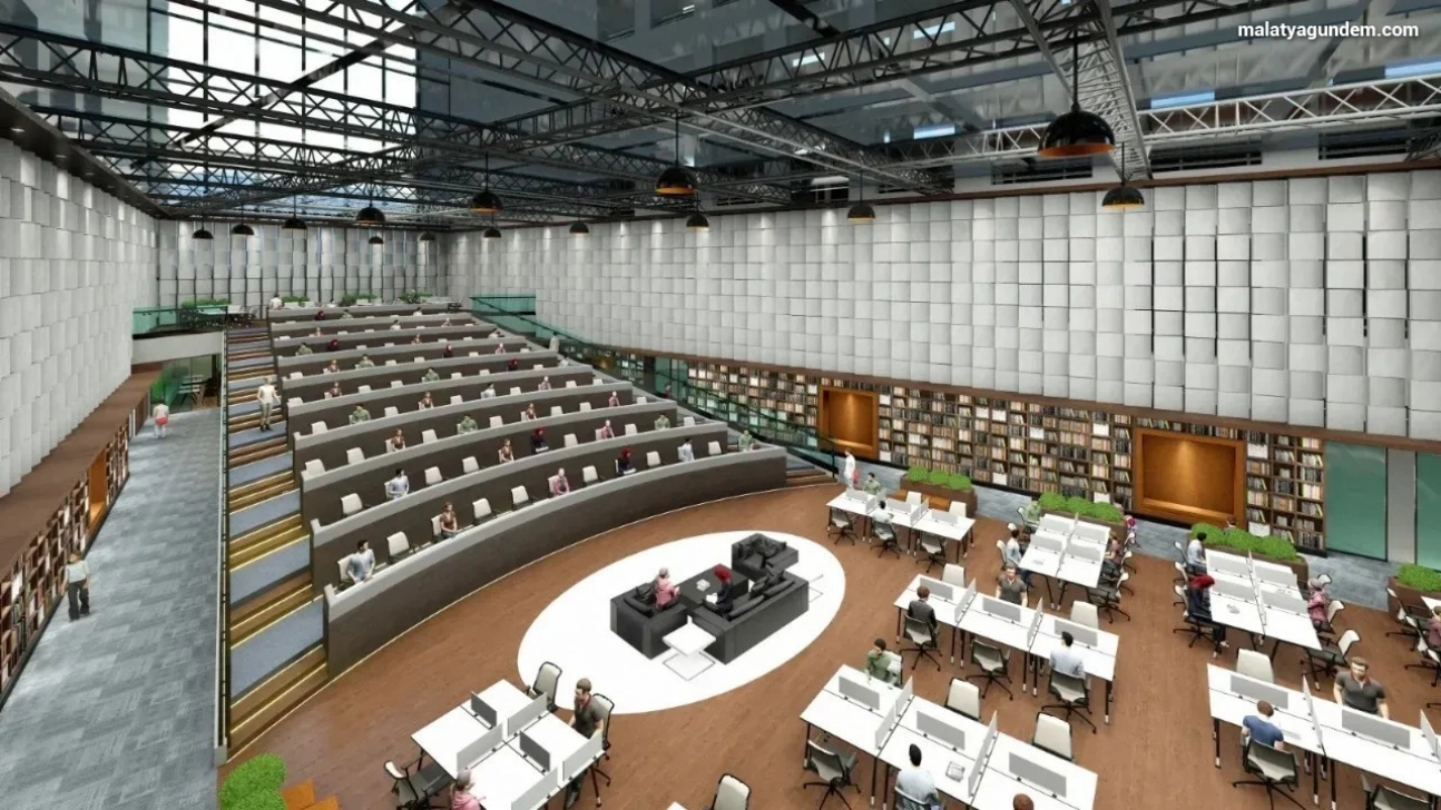 Bölgenin en büyük kütüphanesinde sona doğru