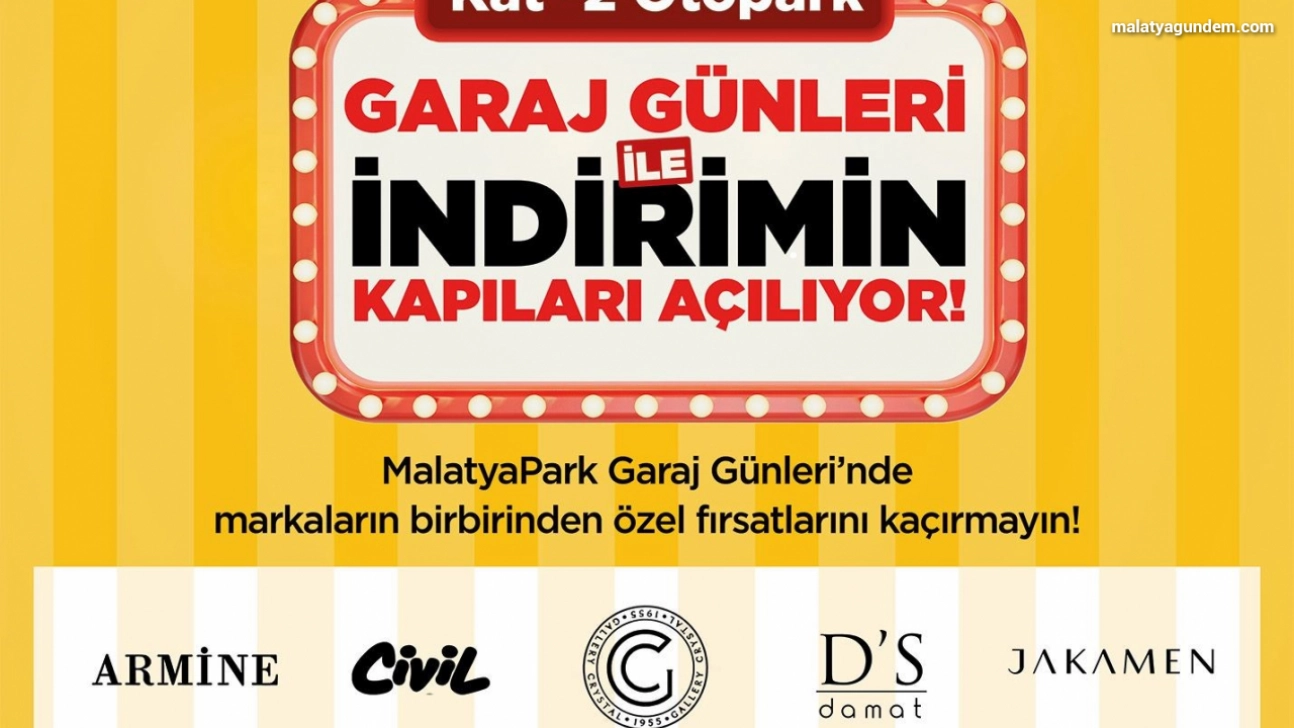 MalatyaPark AVM'de 'Garaj Günleri' başlıyor